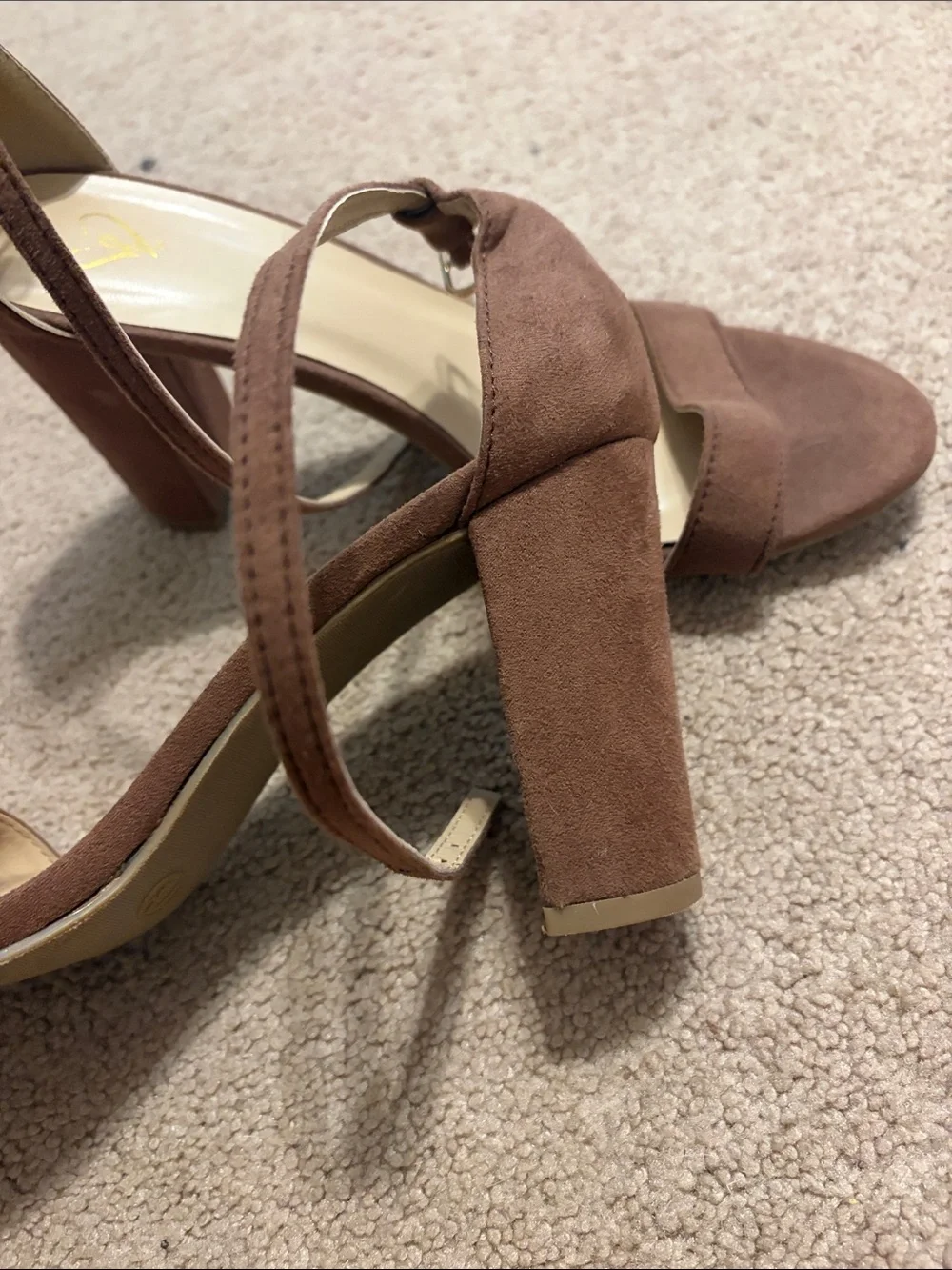 Women's Mauve Suede Slingback Heels - Elegant Everyday Style